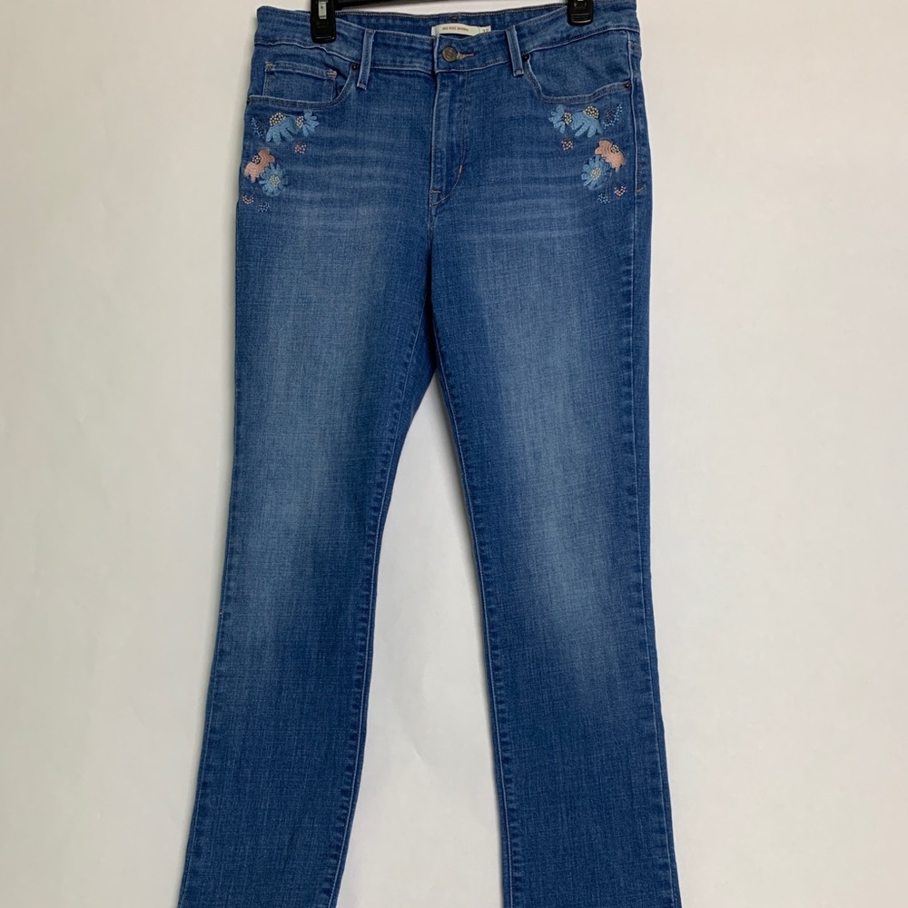 Levi Strauss Womens Skinny Mid Rise Jeans Size 32